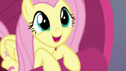 Size: 1920x1080 | Tagged: safe, screencap, character:fluttershy, species:pony, episode:sweet and smoky, g4, my little pony: friendship is magic, animated, cute, dawwww, faec, shyabetes, so awesome, solo, sound, weapons-grade cute, webm