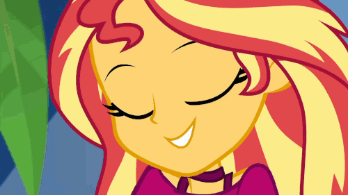 Size: 500x281 | Tagged: safe, screencap, character:sunset shimmer, species:bird, species:seagull, episode:i'm on a yacht, g4, my little pony:equestria girls, animal, animated, beverage, close-up, drinking, female