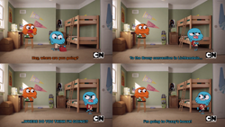 Size: 3840x2160 | Tagged: safe, screencap, spoilers for another series, barely pony related, brony, cartoon network, comic, darwin watterson, dialogue, gumball watterson, reference, the amazing world of gumball, youtube link