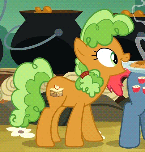 Size: 469x492 | Tagged: safe, screencap, character:apple brown betty, character:apple split, character:half baked apple, episode:apple family reunion, g4, my little pony: friendship is magic, animated, apple family member