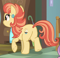 Size: 419x402 | Tagged: safe, screencap, character:aunt holiday, species:pony, episode:the last crusade, g4, my little pony: friendship is magic, butt, cropped, female, plot, solo