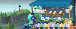 Size: 1187x462 | Tagged: safe, screencap, character:princess luna, species:pony, episode:between dark and dawn, g4, my little pony: friendship is magic, gravity falls
