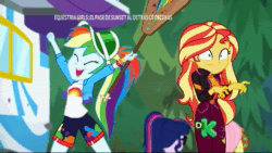 Size: 1920x1080 | Tagged: safe, screencap, character:applejack, character:fluttershy, character:rainbow dash, character:sunset shimmer, character:twilight sparkle, character:twilight sparkle (scitwi), species:eqg human, episode:outtakes, equestria girls:sunset's backstage pass, g4, my little pony:equestria girls, accidental spanking, animated, compilation, discovery kids, music festival outfit, ouch, out of context, sound, spanking, thank you, webm, you know for kids