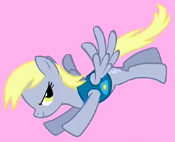 Size: 295x240 | Tagged: safe, screencap, character:derpy hooves, species:pony, episode:winter wrap up, g4, my little pony: friendship is magic, clothing, cropped, solo, vest, weather team, winter wrap up vest