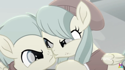 Size: 1334x750 | Tagged: safe, screencap, character:barley barrel, character:pickle barrel, species:pegasus, species:pony, friendship is magic: rainbow roadtrip, g4, my little pony: friendship is magic, barrel twins, brother and sister, colt, female, filly, male, out of context, siblings, twins