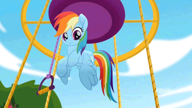 Size: 640x360 | Tagged: safe, screencap, character:rainbow dash, species:pony, friendship is magic: rainbow roadtrip, g4, my little pony: friendship is magic, animated, solo