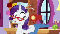 Size: 1280x720 | Tagged: safe, screencap, character:rarity, species:pony, episode:she's all yak, g4, my little pony: friendship is magic, sewing, sewing machine
