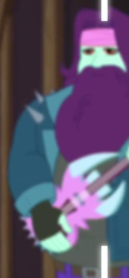 Size: 325x700 | Tagged: safe, screencap, episode:how to backstage, g4, my little pony:equestria girls, background human, beard, facial hair, guitar, rift axe, solo