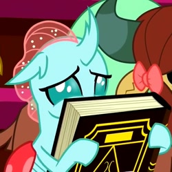 Size: 723x719 | Tagged: safe, screencap, character:ocellus, character:yona, species:changedling, episode:a matter of principals, g4, my little pony: friendship is magic, book, cropped, cute, diaocelles, scary
