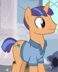 Size: 505x630 | Tagged: safe, screencap, species:pony, species:unicorn, episode:a rockhoof and a hard place, g4, my little pony: friendship is magic, fine catch, friendship student, male, solo, stallion