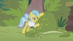 Size: 1920x1080 | Tagged: safe, screencap, character:doctor fauna, character:muriel, species:pony, episode:she talks to angel, g4, my little pony: friendship is magic, abdominal bulge, animated, antoine, eaten alive, elephant, predation, reference, snake, sound, the little prince, vore, webm