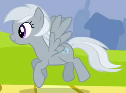 Size: 295x218 | Tagged: safe, screencap, character:silverspeed, species:pegasus, species:pony, episode:hurricane fluttershy, g4, my little pony: friendship is magic, background pony, cropped, female, flying, mare, solo