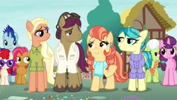 Size: 1920x1080 | Tagged: safe, screencap, character:aunt holiday, character:auntie lofty, character:babs seed, character:granny smith, character:mane allgood, character:snap shutter, character:sugar belle, character:twist, species:pony, episode:the last crusade, g4, my little pony: friendship is magic, blue note