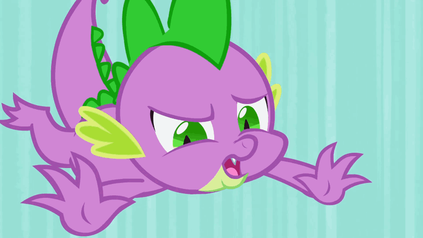 Size: 853x480 | Tagged: safe, screencap, character:spike, episode:secret of my excess, g4, my little pony: friendship is magic, falling, solo