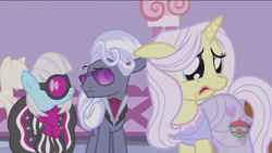 Size: 640x360 | Tagged: safe, screencap, character:hoity toity, character:lily lace, character:photo finish, species:pony, episode:honest apple, g4, my little pony: friendship is magic, sad