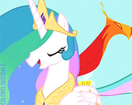 Size: 270x216 | Tagged: safe, screencap, character:philomena, character:princess celestia, species:alicorn, species:phoenix, species:pony, episode:a bird in the hoof, g4, my little pony: friendship is magic, animated, gif, gif for breezies, picture for breezies