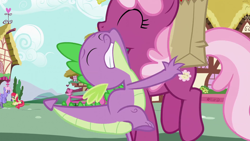 Size: 1920x1080 | Tagged: safe, screencap, character:cheerilee, character:spike, episode:secret of my excess, g4, my little pony: friendship is magic