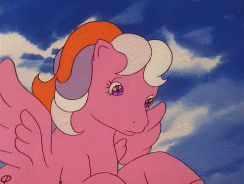 Size: 478x360 | Tagged: safe, screencap, species:pegasus, species:pony, episode:the quest of the princess ponies, g1, my little pony 'n friends, animated, flying, gif, locket (g1)