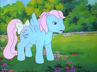 Size: 325x242 | Tagged: safe, screencap, character:wind whistler, species:pegasus, species:pony, episode:mish mash melee, g1, my little pony 'n friends, animated, gif, solo