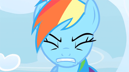 Size: 500x281 | Tagged: safe, screencap, character:rainbow dash, species:pegasus, species:pony, episode:sonic rainboom, g4, my little pony: friendship is magic, animated, gif, solo