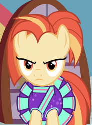 Size: 800x1080 | Tagged: safe, screencap, character:shimmy shake, species:earth pony, species:pony, episode:2-4-6 greaaat, angry, cheerleader, cropped, female, mare, solo