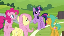Size: 1920x1080 | Tagged: safe, screencap, character:fluttershy, character:pinkie pie, character:snails, character:twilight sparkle, character:twilight sparkle (alicorn), species:alicorn, species:pony, episode:2-4-6 greaaat