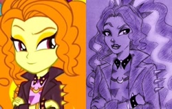 Size: 2048x1306 | Tagged: safe, screencap, character:adagio dazzle, episode:find the magic, equestria girls:sunset's backstage pass, g4, my little pony:equestria girls, the dazzlings, the dazzlings have returned, traditional art