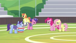 Size: 1920x1080 | Tagged: safe, screencap, character:berry blend, character:berry bliss, character:fluttershy, character:november rain, character:pinkie pie, character:summer breeze, species:pony, episode:2-4-6 greaaat, friendship student, sad