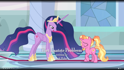 Size: 1920x1080 | Tagged: safe, official, screencap, character:luster dawn, character:twilight sparkle, character:twilight sparkle (alicorn), species:alicorn, species:pony, episode:the last problem, g4, my little pony: friendship is magic, credits, dutch, josh haber, netherlands, older, older twilight, pony history, princess twilight 2.0