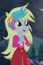Size: 716x1080 | Tagged: safe, screencap, character:derpy hooves, episode:let it rain, g4, my little pony:equestria girls, cropped, cute, derpabetes, female, happy, smiling, solo focus