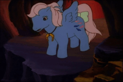 Size: 720x480 | Tagged: safe, screencap, character:paradise, character:wind whistler, species:pegasus, species:pony, episode:the golden horseshoes, g1, my little pony 'n friends, animated, female, sound, webm