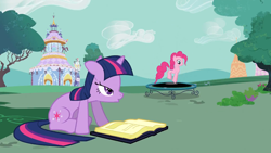 Size: 1920x1080 | Tagged: safe, screencap, character:pinkie pie, character:twilight sparkle, species:earth pony, species:pony, species:unicorn, episode:the best night ever, g4, my little pony: friendship is magic