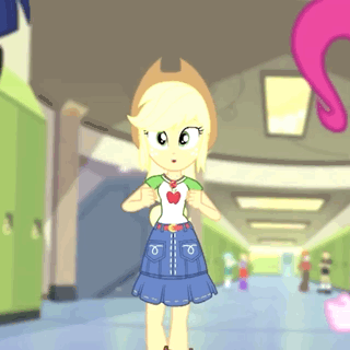 Size: 320x320 | Tagged: safe, screencap, character:applejack, character:cloudy kicks, character:heath burns, character:pinkie pie, character:twilight sparkle, character:twilight sparkle (scitwi), species:eqg human, equestria girls:holidays unwrapped, g4, my little pony:equestria girls, animated, background human, cloudy kicks, cropped, geode of super strength, gif, heath burns, hip sway, magical geodes, tennis match