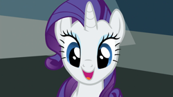 Size: 1920x1080 | Tagged: safe, screencap, character:rarity, species:pony, species:unicorn, episode:do princesses dream of magic sheep?, cute, female, mare, open mouth, raribetes, solo