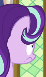 Size: 750x1254 | Tagged: safe, screencap, character:starlight glimmer, species:pony, species:unicorn, episode:the crystalling, g4, my little pony: friendship is magic, cropped, cute, faec, female, glimmerbetes, mare, scared, solo