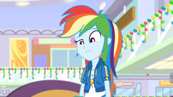 Size: 1164x655 | Tagged: safe, screencap, character:rainbow dash, equestria girls:holidays unwrapped, g4, my little pony:equestria girls, geode of super speed, magical geodes, plusplus