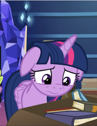 Size: 728x941 | Tagged: safe, screencap, character:twilight sparkle, character:twilight sparkle (alicorn), species:alicorn, species:pony, episode:the last problem, g4, my little pony: friendship is magic, cropped, floppy ears, sad, sad face, solo, worried