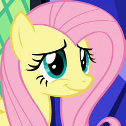 Size: 1014x1014 | Tagged: safe, screencap, character:fluttershy, species:pegasus, species:pony, episode:the last problem, g4, my little pony: friendship is magic, cropped, cute, dawwww, female, hnnng, mare, shyabetes, smiling, solo, weapons-grade cute