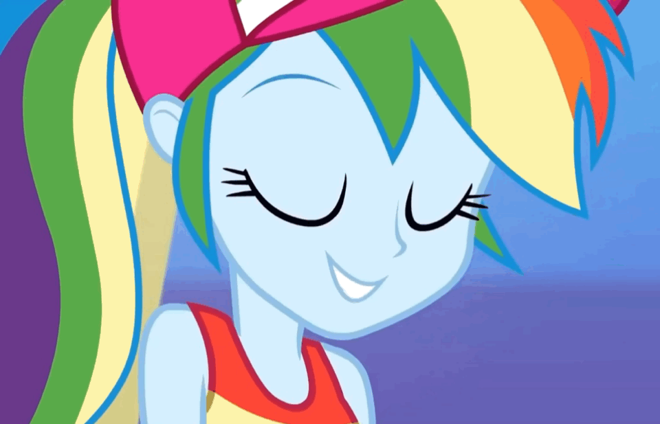 Size: 960x617 | Tagged: safe, screencap, character:rainbow dash, episode:i'm on a yacht, g4, my little pony:equestria girls, animated, cute, dashabetes, sexy, solo