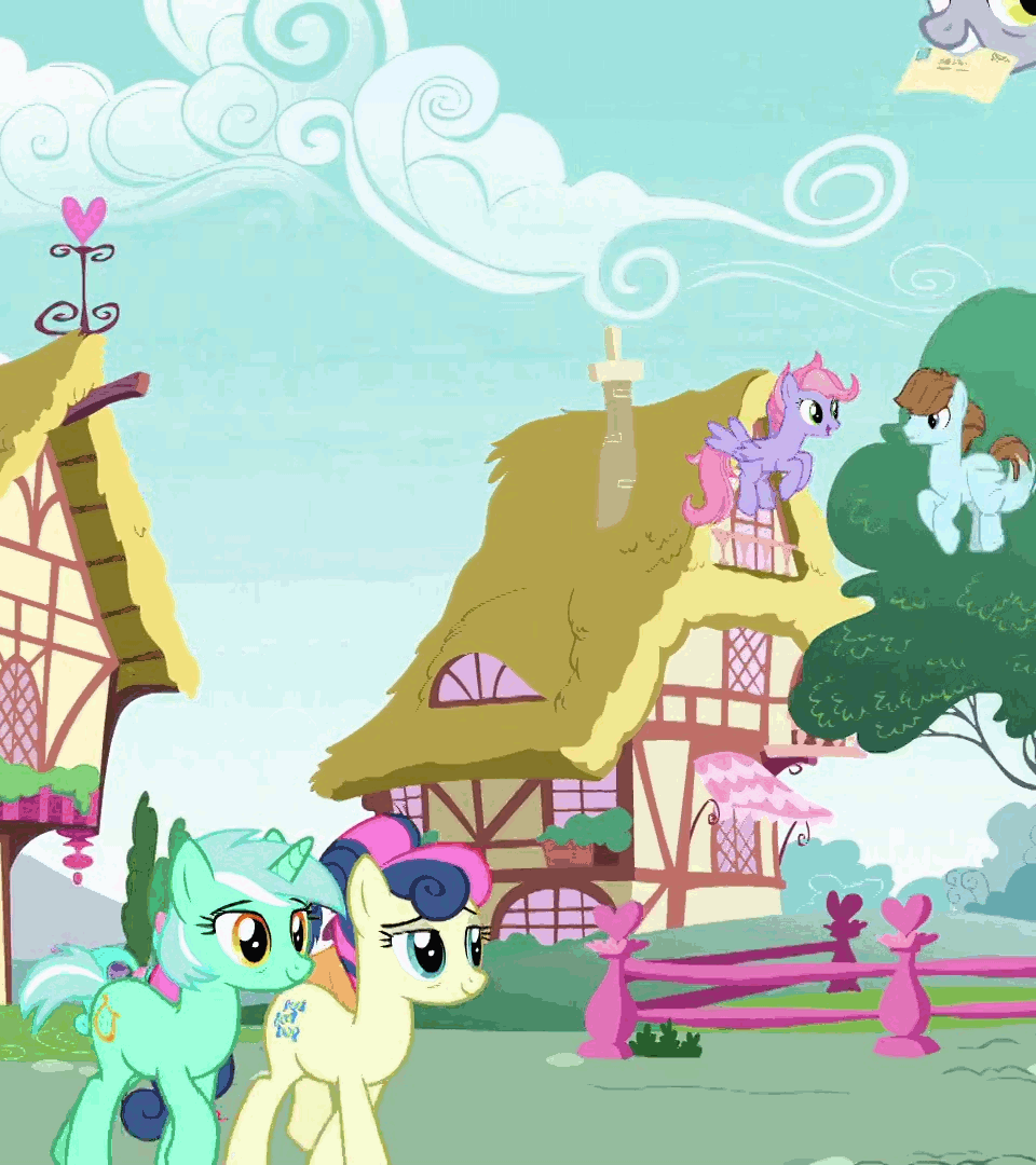 Size: 960x1080 | Tagged: safe, screencap, character:aquamarine, character:bon bon, character:chip mint, character:derpy hooves, character:first base, character:lyra heartstrings, character:rain catcher, character:sweetie drops, species:earth pony, species:pegasus, species:pony, species:unicorn, derpibooru, episode:the last problem, g4, my little pony: friendship is magic, animated, background pony, cropped, female, juxtaposition, juxtaposition win, lavender lily, male, mare, meme, meta, multi image animation, older, older aquamarine, older bon bon, older derpy hooves, older first base, older lyra heartstrings, ponyville, stallion