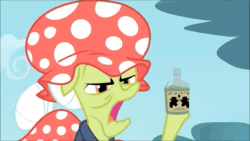 Size: 1280x720 | Tagged: safe, screencap, character:granny smith, species:earth pony, species:pony, episode:leap of faith, g4, my little pony: friendship is magic, animated, bottle, breakdancing, clothing, dancing, drinking, female, flim flam miracle curative tonic, hat, mare, one eye closed, solo, sound, swimming cap, tonic, webm, wink
