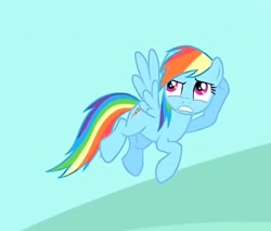 Size: 424x362 | Tagged: safe, screencap, character:rainbow dash, species:pony, episode:three's a crowd, g4, my little pony: friendship is magic, cropped, solo
