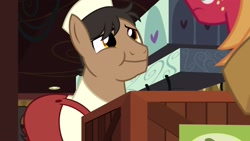 Size: 1920x1080 | Tagged: safe, screencap, character:big mcintosh, species:earth pony, species:pony, episode:the last problem, g4, my little pony: friendship is magic, male, puff pastry, solo focus, stallion
