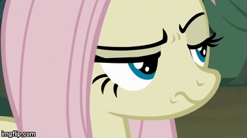 Size: 360x202 | Tagged: safe, screencap, character:fluttershy, character:mean fluttershy, species:pegasus, species:pony, episode:the mean 6, g4, my little pony: friendship is magic, animated, clone, female, gif, mare, solo