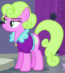Size: 628x700 | Tagged: safe, screencap, character:daisy, species:earth pony, species:pony, episode:fake it 'til you make it, cropped, solo