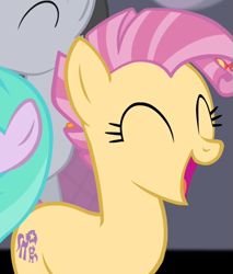 Size: 447x524 | Tagged: safe, screencap, character:candy mane, species:pony, episode:filli vanilli, g4, my little pony: friendship is magic, cropped, eyes closed, solo focus