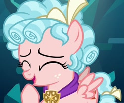 Size: 871x720 | Tagged: safe, screencap, character:cozy glow, species:pony, episode:school raze, g4, my little pony: friendship is magic, cozybetes, cropped, cute, giggling, solo
