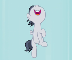 Size: 722x604 | Tagged: safe, screencap, character:rumble, species:pegasus, species:pony, episode:marks and recreation, g4, my little pony: friendship is magic, blank flanks forever, colt, cropped, flying, male, smiling, solo