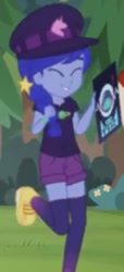 Size: 270x593 | Tagged: safe, screencap, episode:the road less scheduled, g4, my little pony:equestria girls, cropped, happy, space camp (character), the road less scheduled: microchips