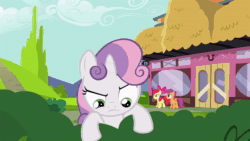 Size: 1280x720 | Tagged: safe, screencap, character:apple bloom, character:scootaloo, character:sweetie belle, species:earth pony, species:pegasus, species:pony, species:unicorn, episode:twilight time, g4, my little pony: friendship is magic, animated, cutie mark crusaders, sound, webm